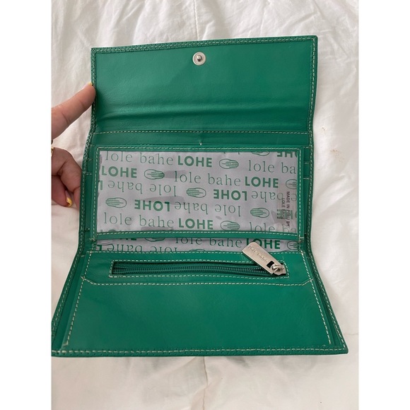 Wallet green real leather wallet - Picture 5 of 7